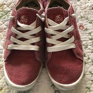 Red Roxy brand  slip on size 8